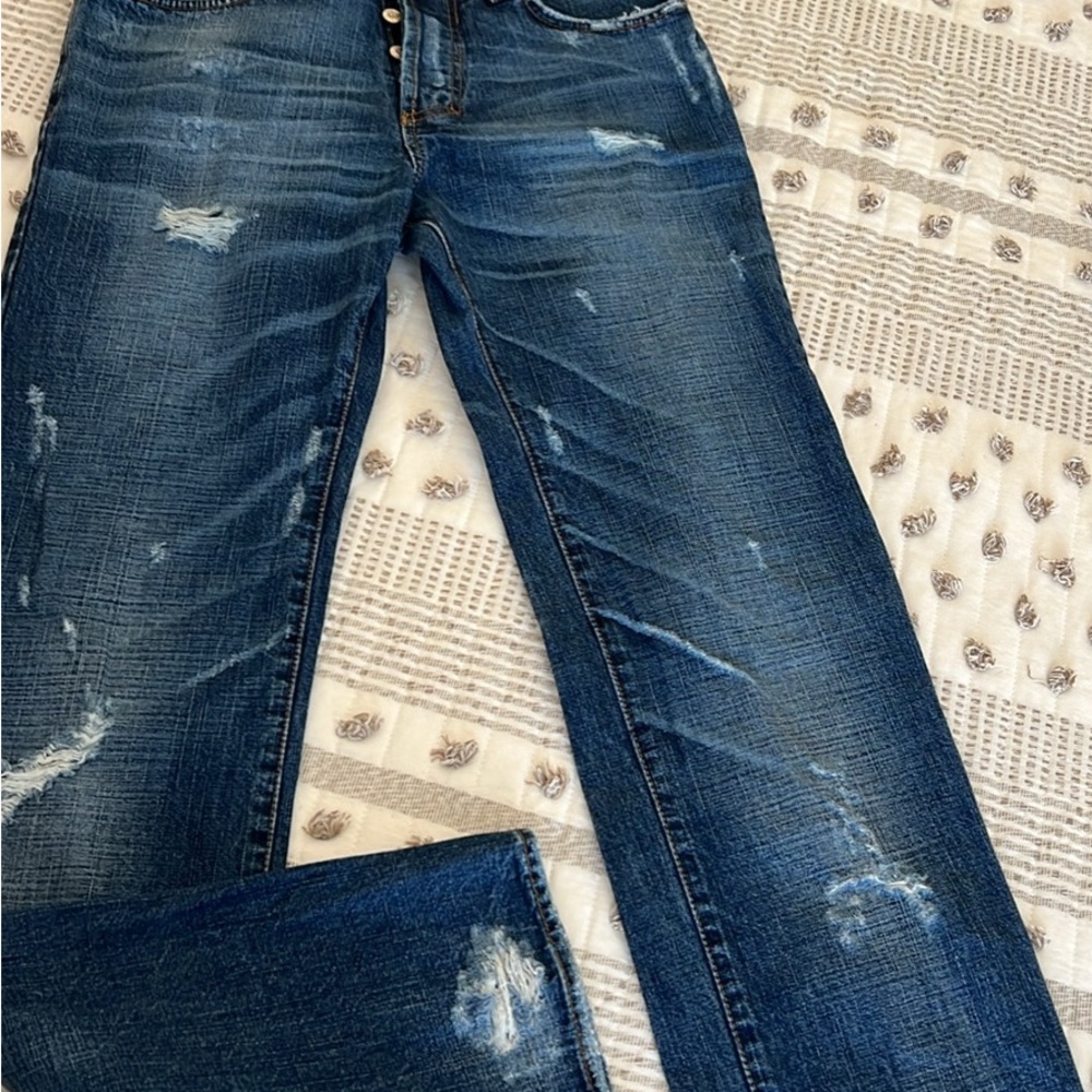 Versace Jeans Collection Blue Straight Leg Jeans